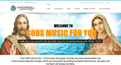 Desktop Screenshot of godsmusicforyou.com