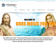 Tablet Screenshot of godsmusicforyou.com